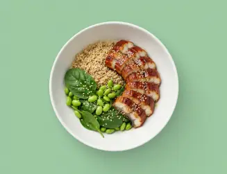 Боул с угрем и киноа