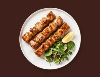 Шашлык из бедра индейки в маринаде сациви