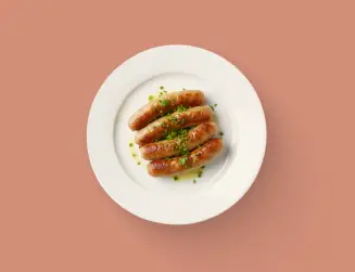 Колбаски из говядины с чёрным перцем