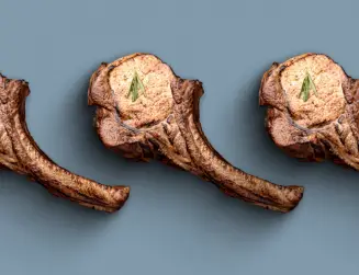 Каре ягненка на гриле