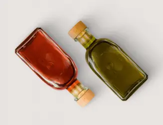 Зеленое и красное масло