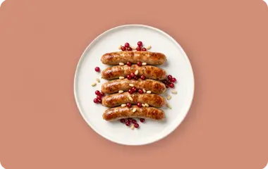 Колбаски «Сибирский деликатес» с кедровыми орешками