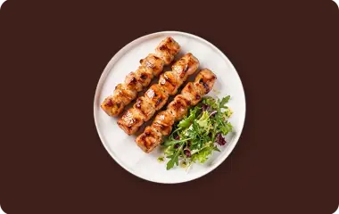 Шашлык из филе куриной грудки