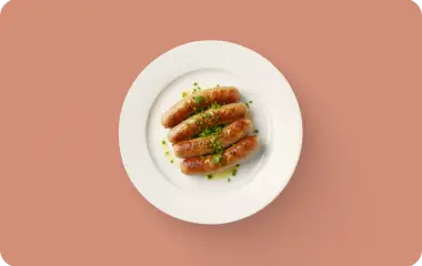 Колбаски из говядины с чёрным перцем