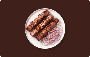 Шашлык из шеи «Нежный» в сливочном маринаде с черным перцем