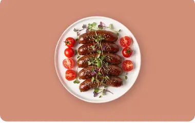 Колбаски Блэк Ангус с черным перцем
