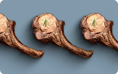 Каре ягненка на гриле