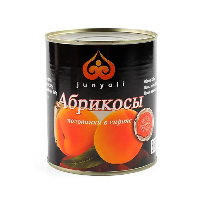 Абрикосы половинками в сиропе, 820 г