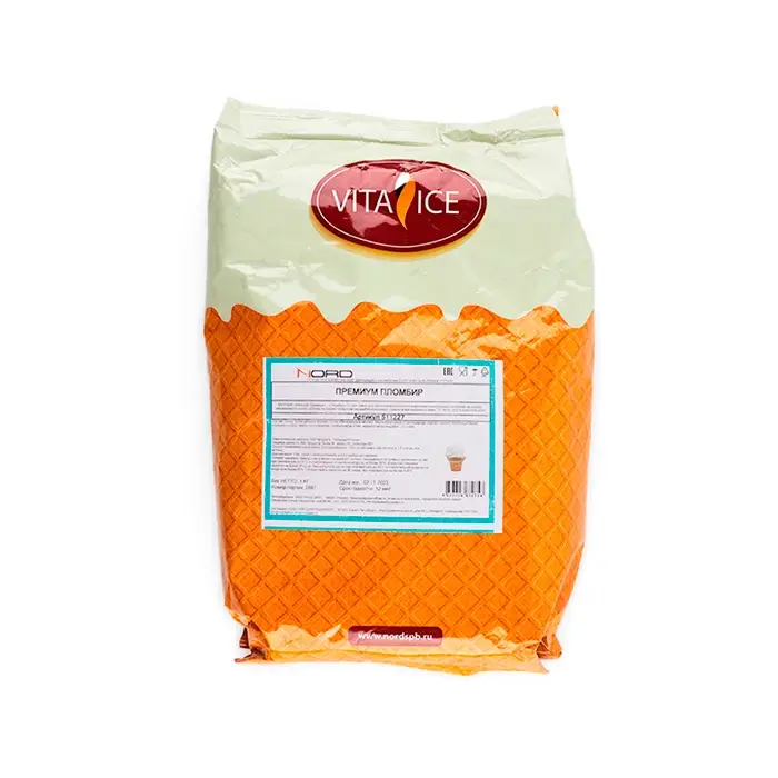 Смесь сухая для мягкого мороженого, коктейля, десертов Пломбир «Вита Айс-Премиум», 1 кг