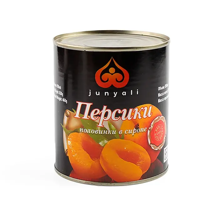 Персики половинки в сиропе, 820 г