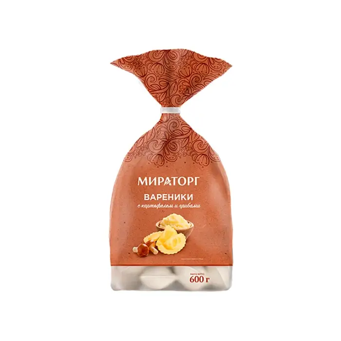 Вареники с картофелем и грибами зам "Мираторг", 600 г