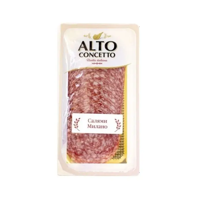 Колбаса сыровяленая Салями милано, нарезка, 100 г