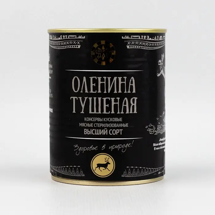 Оленина тушеная «Северный дар», 338 г
