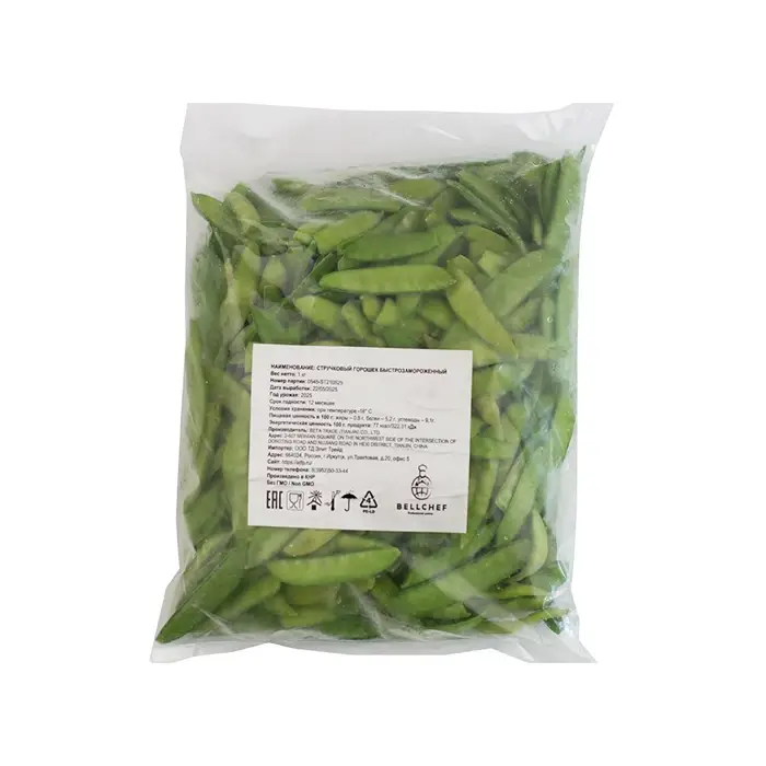 Горошек стручковый молодой "Bellсhef", 1 кг