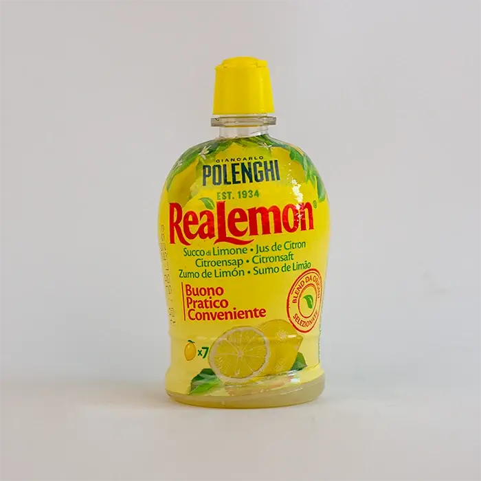 Сок лимона натуральный Polenghi Food S.r.l., 200 мл