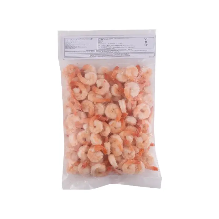 Креветки тигровые варено-мороженые, очищенные, с хвостом  31/40, 1 кг