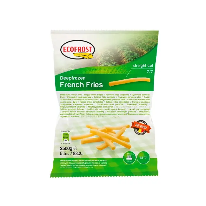 Картофель фри 7х7 мм хрустящий "Ecofrost", 2,5 кг
