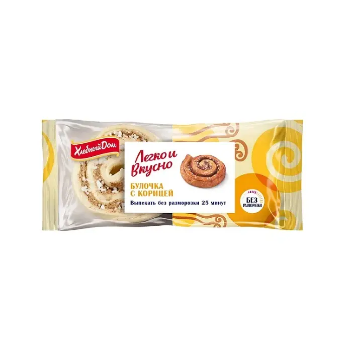 Булочка с корицей «Хлебный дом» (2 штуки), 180 г