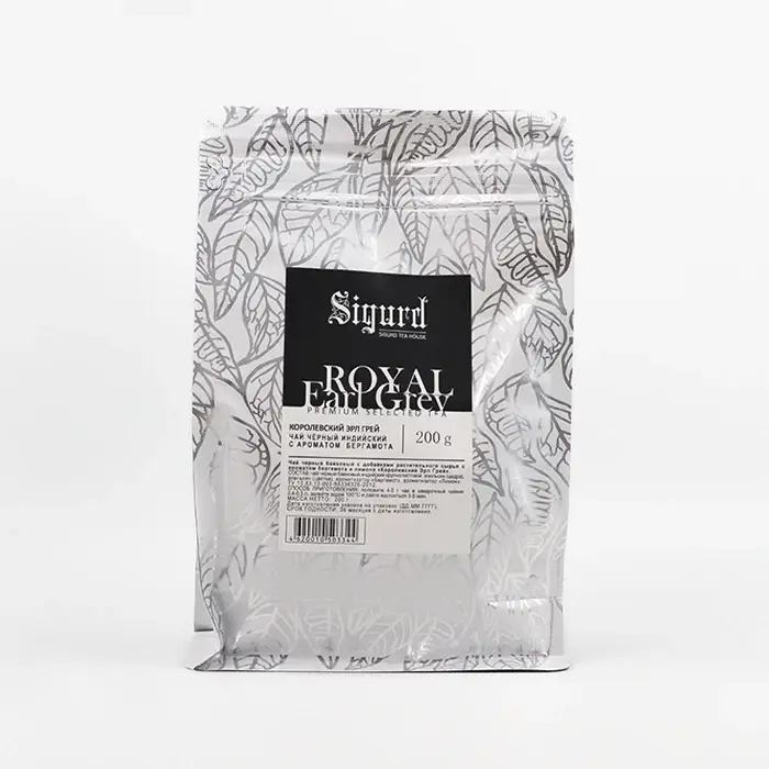 Чай черный Королевский Эрл Грей Royal Earl Grey Sigurd, 200 гр