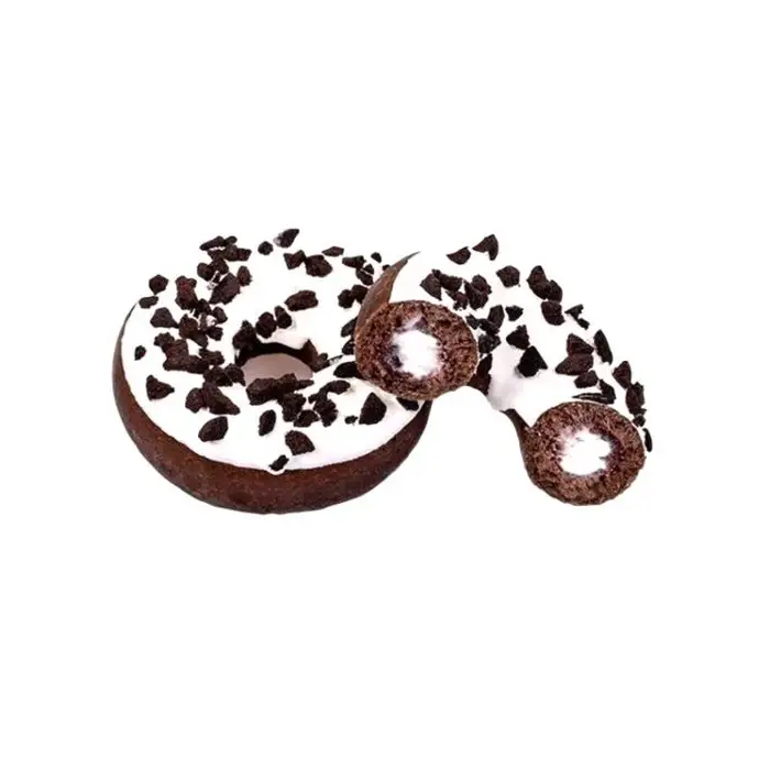 Донат Cookies с начинкой с ванильным вкусом Stokson, 12 штук по 75 г