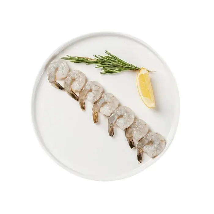 Креветки тигровые свежемороженые очищенные с хвостом 21/25 Minh Phu, 1 кг