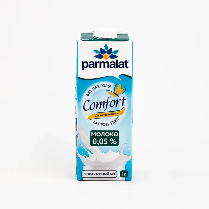 Молоко безлактозное 0,05 % Parmalat, 1 л