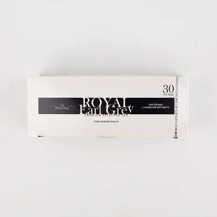 Чай королевский Эрл Грей Royal Earl Grey Sigurd, 30 пакетиков по 2 г