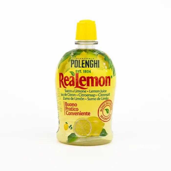 Сок лимона натуральный Polenghi Food S.r.l., 200 мл