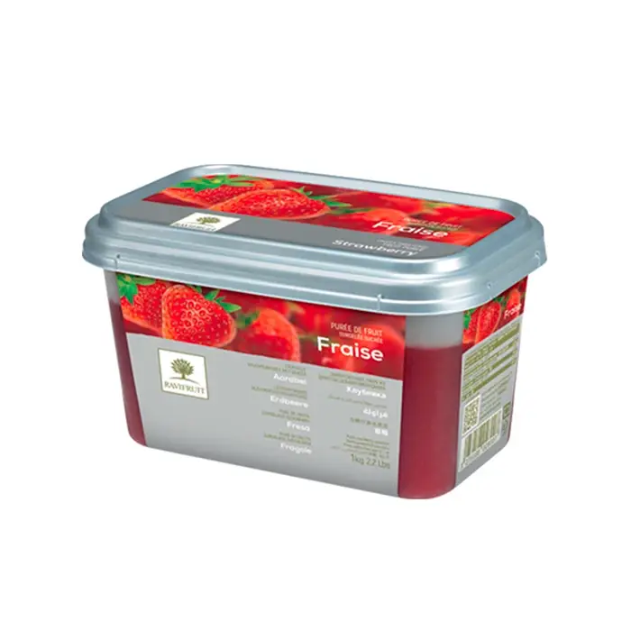 Пюре замороженное Клубника Ravifruit, 1 кг