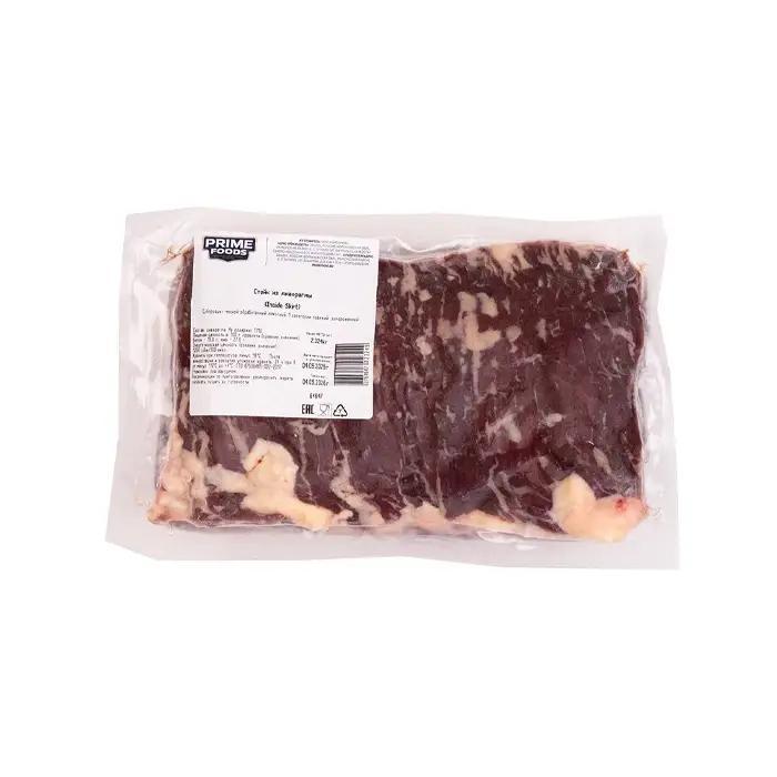Говядина, стейк из диафрагмы Inside Skirt 121 D "ПРАЙМФУДС", 1,3-2 кг