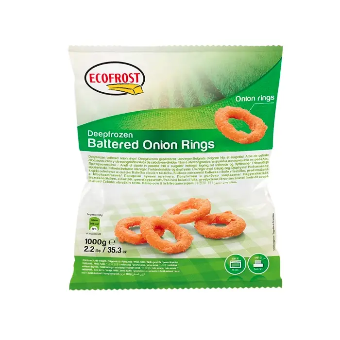 Луковые кольца в панировке Ecofrost, 1 кг