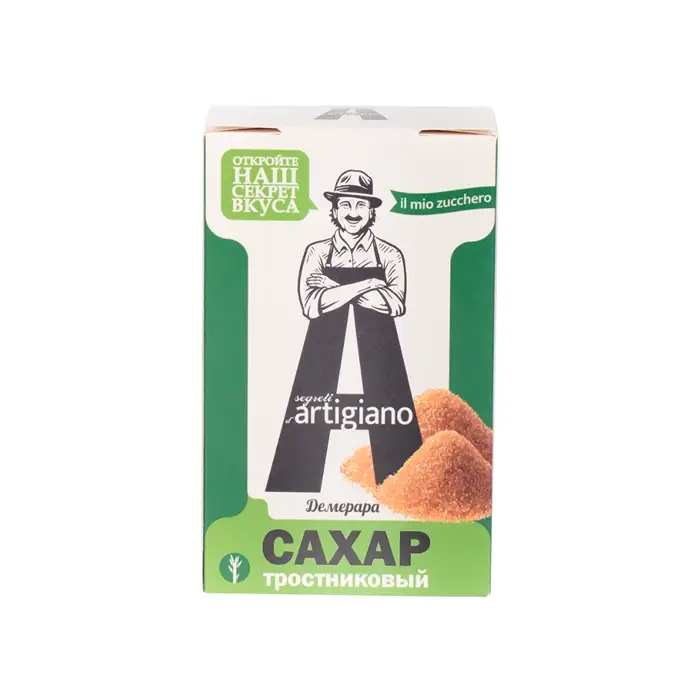 Сахар тростниковый коричневый Демерара, 500 г