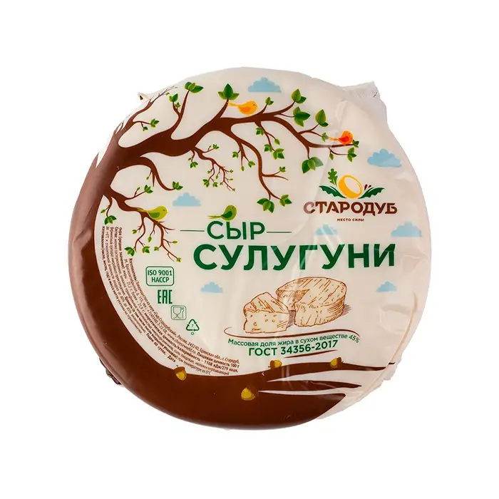 Сыр полутвёрдый Сулугуни, 45%, «Стародубский», 650 г