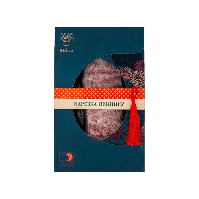 Говядина, нарезка для Якинику Wagyu A5, S MEAT, 150 г