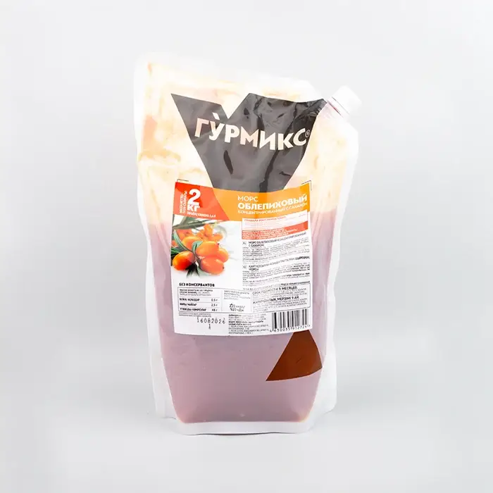 Концентрат для морса Облепиховый с сахаром «Гурмикс», 2 кг