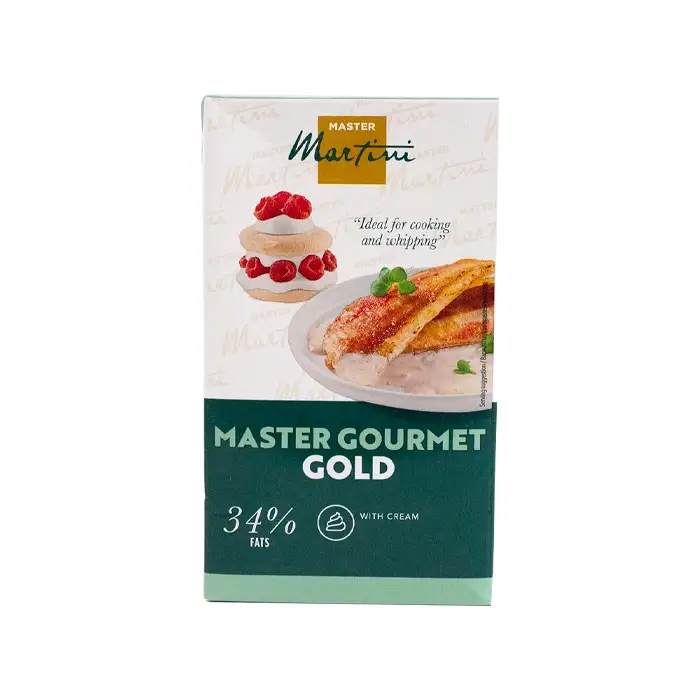 Сливки Master Gourmet Gold 33,5% растительно-животные без сахара Master Martini