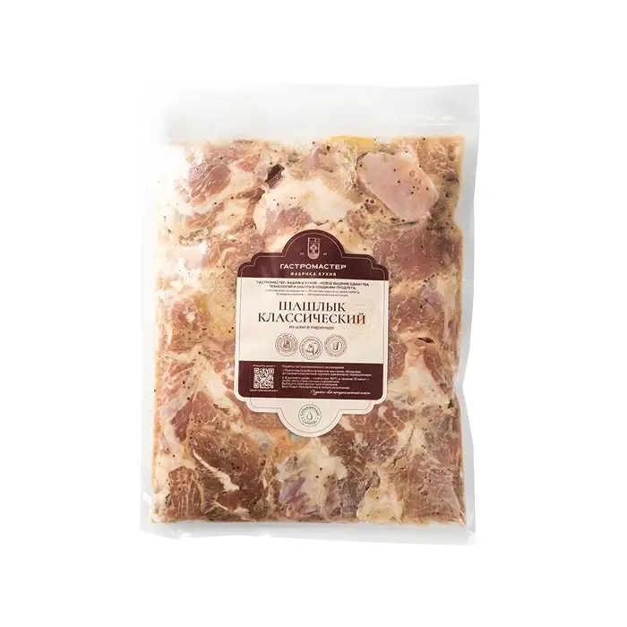 Шашлык из свиной шеи в маринаде Классический, 1 кг (замороженный)