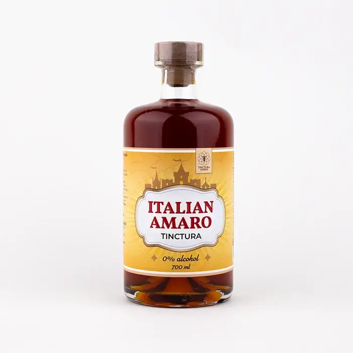 Напиток безалкогольный Italian Amaro Tinctura Anima, 700 мл