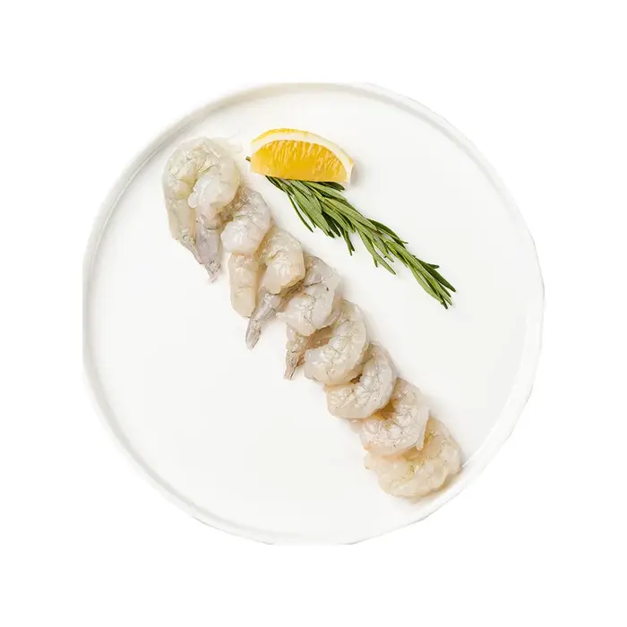 Креветки тигровые сыромороженые очищенные без хвоста 21/25, 1 кг