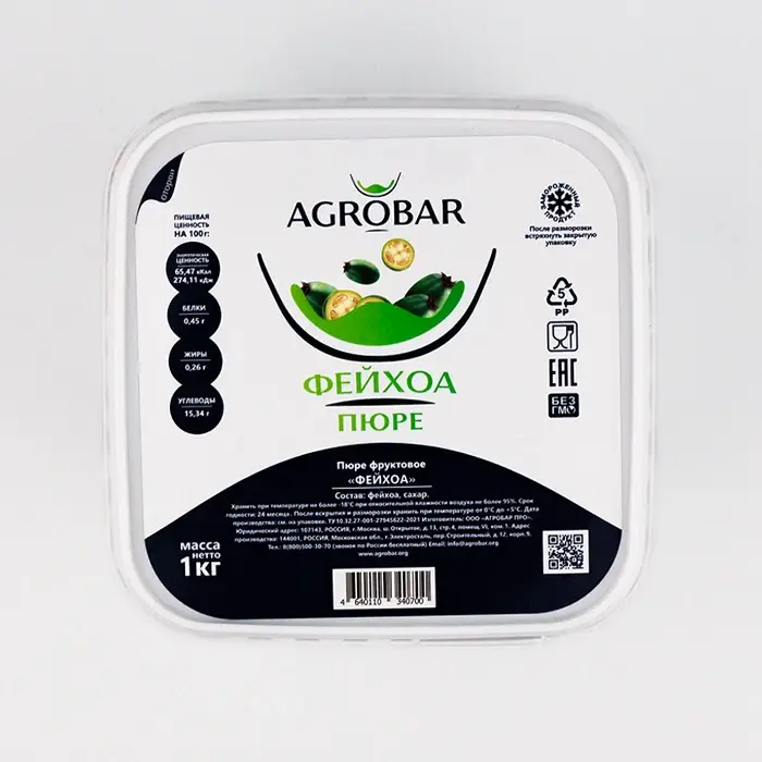 Пюре Фейхоа, AGROBAR, 1 кг
