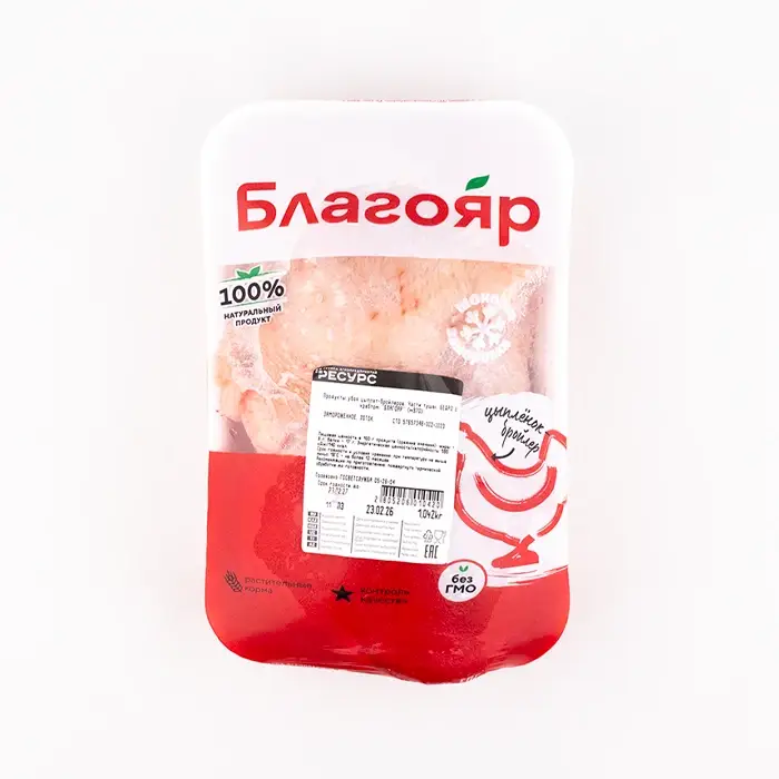 Куриное бедро на подложке «Благояр», 0,8-1,3 кг