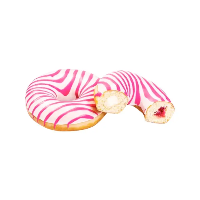 Донат Panna Cotta с начинкой из малины и сливочного сыра, Stokson, 12 штук по 69 г