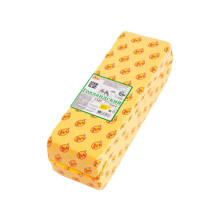 Сыр полутвердый Голландский «Юговской КМП», 45%, 3–3,5 кг