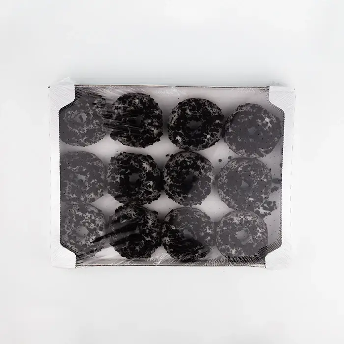 Донат Cookies с начинкой с ванильным вкусом Stokson, 12 штук по 75 г