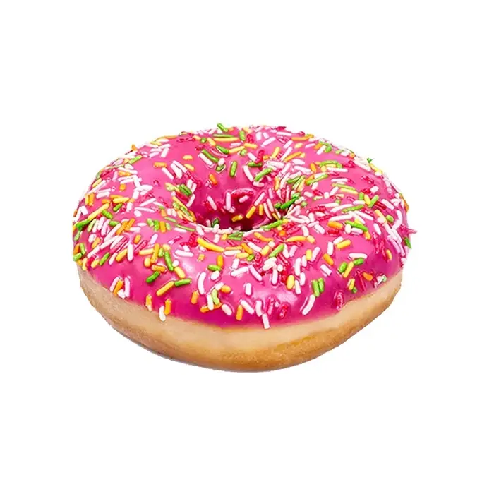 Донат с клубничной начинкой Stokson, 12 штук по 70 г