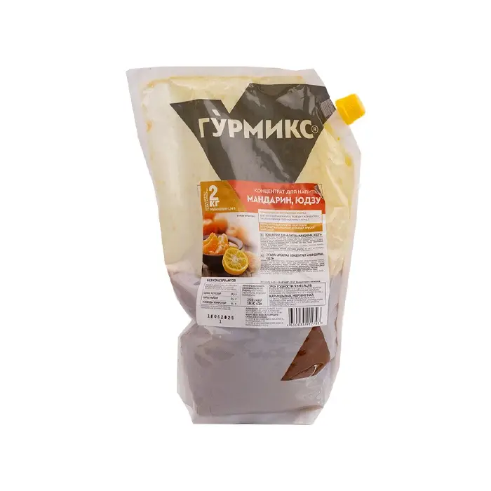 Концентрат для напитка Мандарин - Юдзу "Гурмикс", 2 кг