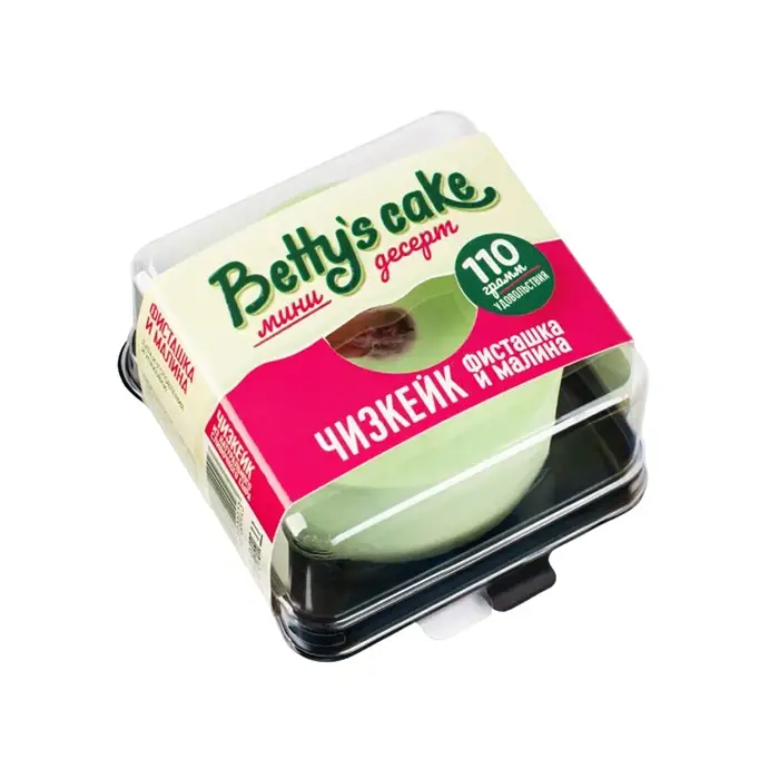 Чизкейк Фисташка и малина Betty's Cake, 110 г