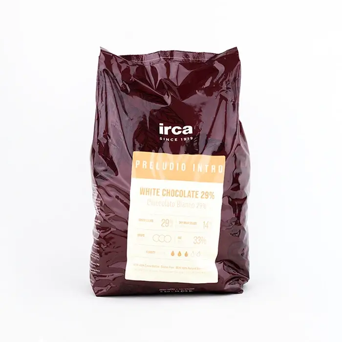 Шоколад Preludio Intro белый 29% диски, 5 кг