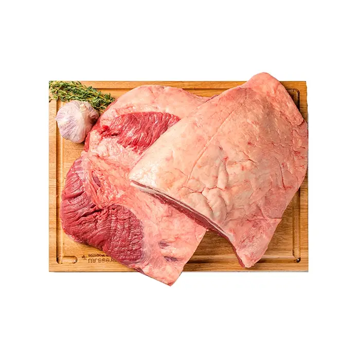Мраморная говядина, грудной отруб Brisket Deckle-Off 120 «Праймбиф», 4,5–5 кг