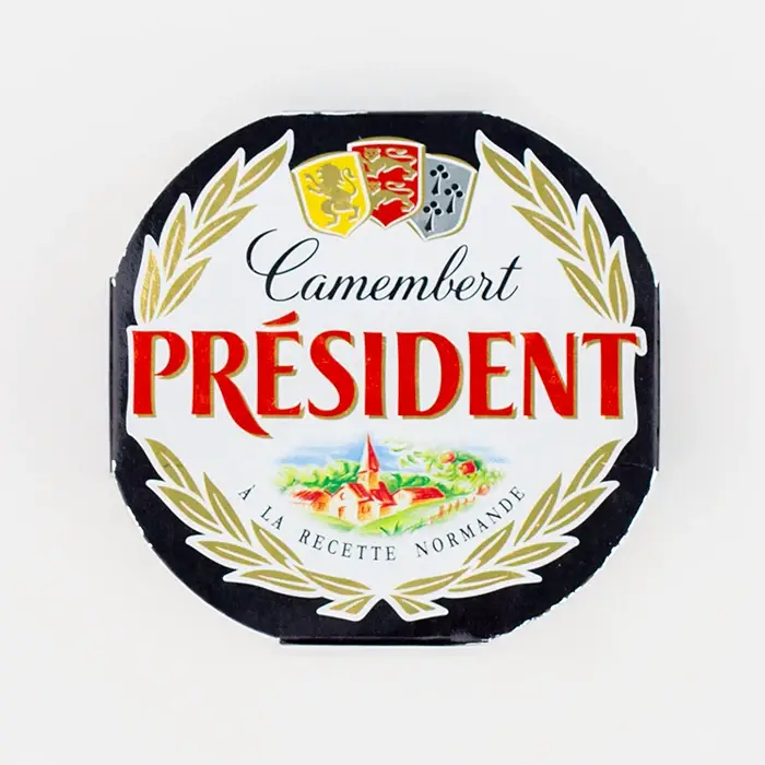 Сыр мягкий с белой плесенью Камамбер 45% President, 125 гр